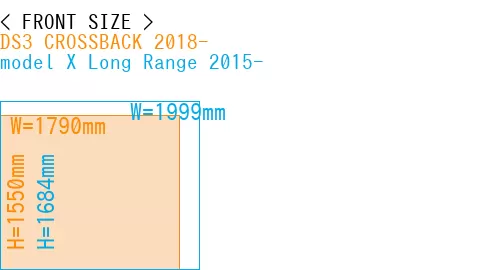 #DS3 CROSSBACK 2018- + model X Long Range 2015-